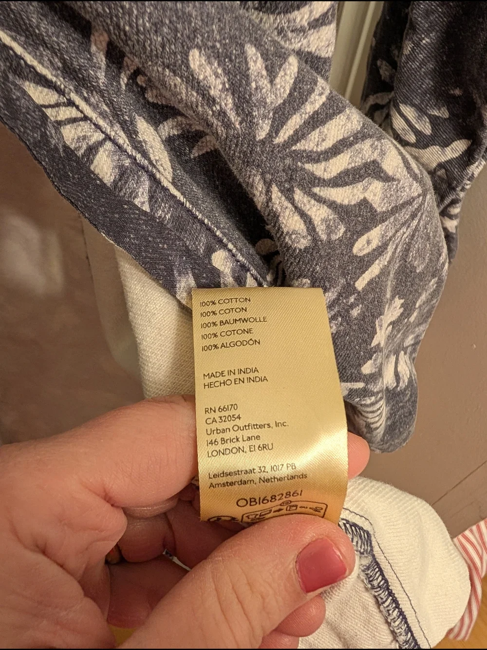 Free People Lua Bed Jacket In Indigo - Picture 6 of 6
